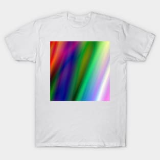 colorful abstract rainbow pattern background T-Shirt